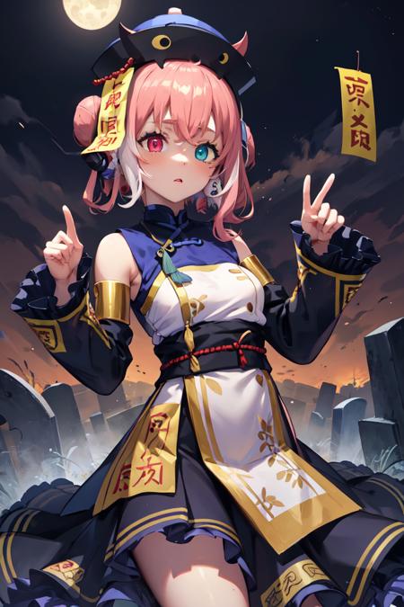 2501739-1052255101-masterpiece, best quality, absurdres, perfect anatomy, 1girl, solo, SasakiJiangshi, heterochromia, chinese clothes, jiangshi, ha.png